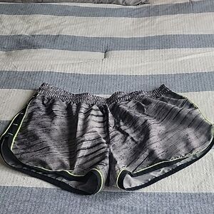 Under Armour Black and Gray Women's Athletic Shorts